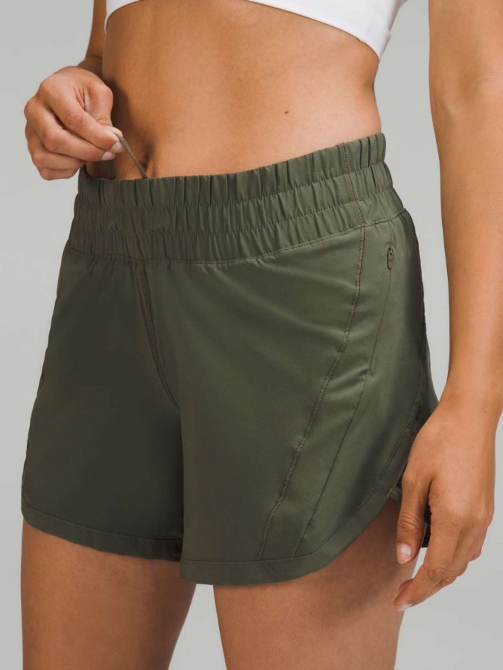 NWT Lululemon Track That Mid-Rise Lined Short 5" Carob Brown Size 4